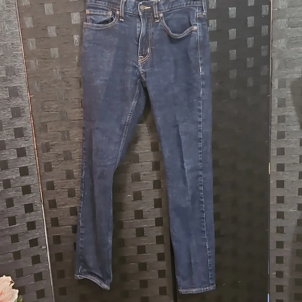 Old Navy Slim Dark Wash Straight Leg Jeans Size 30x32